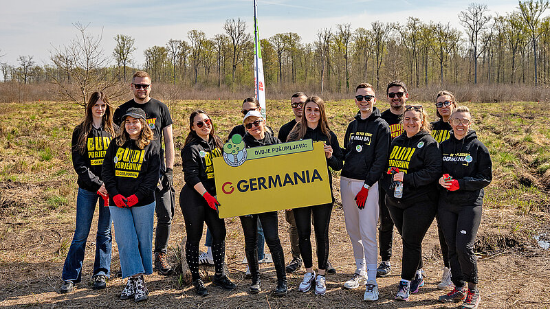 Germania Sport sudjelovala u sadnji 650 hrasta lužnjaka u Rečici kod Karlovca Germania Sport sudjelovala u sadnji 650 hrasta lužnjaka u Rečici kod Karlovca