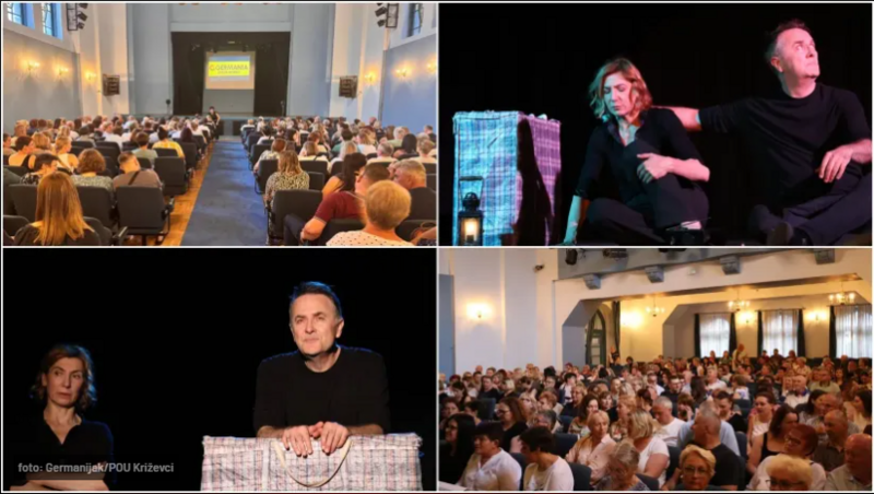 FOTO Ispunjeni Hrvatski dom u Križevcima oduševljeno ispratio predstavu "Da sam ptica"